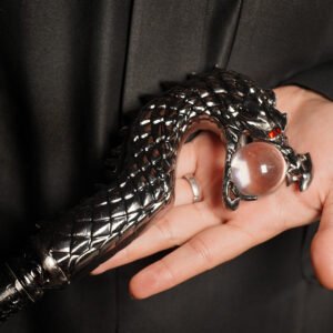 عصا (عكاز) مميزة فخمة من المعدن 🐉