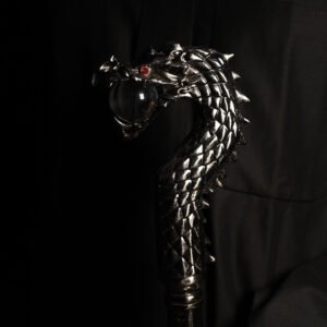 عصا (عكاز) مميزة فخمة من المعدن 🐉
